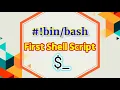 3 How to write the first Shell Script Shell Scripting Tutorial for Beginners