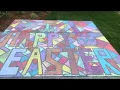 Happy Easter Chalk Art Time Lapse
