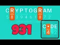 CRYPTOGRAM 931