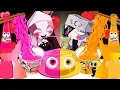 Download Lagu Pink VS Yellow FOOD Challenge! -Friday Night Funkin (feat. Ruv,Sarvente) ANIMATION MUKBANG