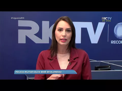 Policia Militar salva bebê em Blumenau