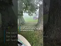 Golfer records himself being struck by lightning