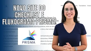 NOVO SITE PRISMA 2024: Checklist e Fluxograma para Revisões Sistemáticas
