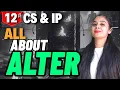 ALTER Command in SQL Complete Confusion Removed Class 12 CS IP