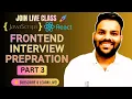 Frontend Developer Interview Q A Part 3 LIVE React JS HTML CSS Full Preparation 2025