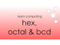 Hex Octal and BCD