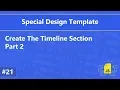Arabic Special Template - Create Timeline Section Part 2