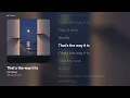 [가사/Lyrics] 니브 (NIve) - That's the way it is (I still say your name)