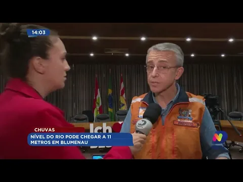 Blumenau: prefeito fala sobre as chuvas que caem no município