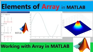 Working with Arrays in MATLAB MATLAB tutorial for beginners Array elements in MATLAB