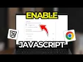How To Enable Javascript On Google Chrome On Windows Tutorial 2026