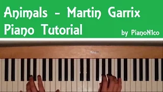 Download How to play Animals by Martin Garrix on Piano - Tutorial [HD] MP3