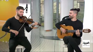عزف جميل كمان وجيتار اغنية فيروز يا انا يا انا دندنها