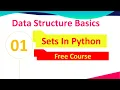 Sets In Python IN Urdu Hindi Complete Python Course