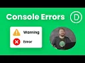 How To Check The Console For Errors On Your Divi Website