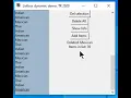 tkinter listbox demo in Python