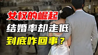 【九边】女权的崛起，结婚率却走低，到底咋回事