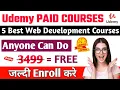 Web development Free Course With Certificate Free Udemy Courses 5 April 2022 Html JavaScript