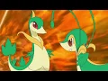 Pokemon Best Wishes Ep 10 - Snivy Tsutarja Defeats Servine Janovy