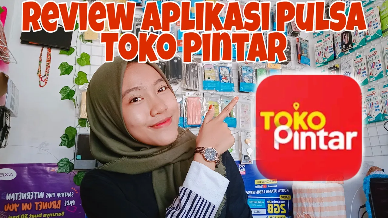 Strategi usaha toko konter pulsa cara desain akrilik menarik. 