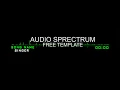 Audio spectrum free template after effects Royalty free with easy color control