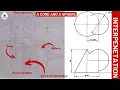 INTERPRETATION curves of INTERPENETRATION of a sphere intersecting a cone