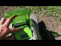 Demonstration Of Earthwise 40V Cordless Tiller Cultivator For Small and Medium Sized Gardens