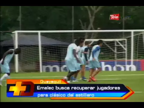 Emelec busca recuperar jugadores para clásico del astillero
