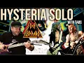 Download Lagu HYSTERIA - DEF LEPPARD GUITAR SOLO LESSON (WITH TABS)