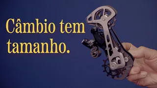 Sabia que câmbio de bike tem 3 tamanhos? Pedaleria