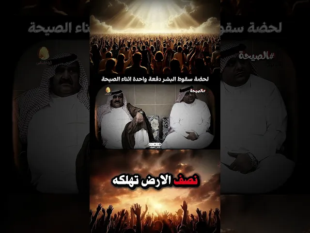 ⁣لحظة سقوط البشر دفعة واحدة اثناء الصيحة | الشيخ رمان الحسناوي | #ايزدشناس #explore #القيامة #المعاد