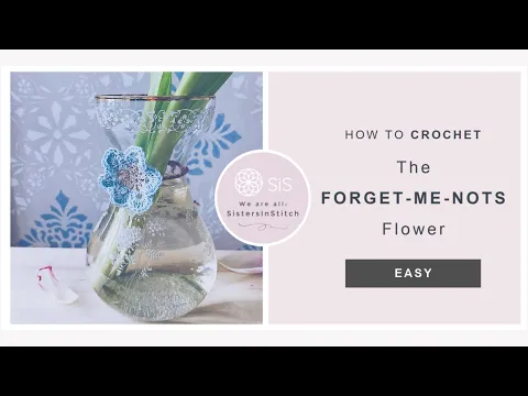Download MP3 How to crochet the Forget-Me-Nots Flower | A flower tutorial