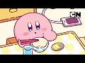 Kirby Cute Animation Eating rice on Cartoon Network