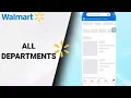 How To Find All Departments On Walmart Shopping And Savings App