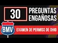 Ohio BMV Written Driving Test 2026 30 Tricky Questions