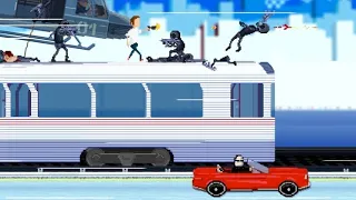 speed limit high speed action movie game where you shoot up a speeding train u0026 get in a car chase 