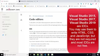 javascript info The Modern JavaScript Tutorial After Part 2 1 4 Summary Review