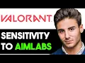 HOW TO TRANSFER VALORANT SENS TO AIMLAB 2024 FULL GUIDE