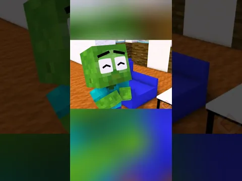 Zombie BecomesGiant Spider Robot-Minecraft#minecraft #monsterschool #minecraftcartoon #shorts