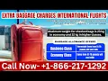 Extra baggage charges international flights