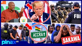 🚨US Prez Trump Orders US Army & FBI to St0rm Ghana, Moves to Accra to Arrest Nigerians Doing Sakawa!
