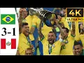 Brazil 3-1 Peru 2019 Copa America Final Neymar Vinicius Jr Rodrygo