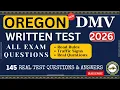 Oregon DMV Written Test 2026 Oregon DMV permit test 2026 DMV Oregon permit test 2026