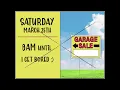 Neighborhood Garage Sale in Oklahoma City