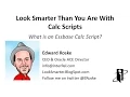 What is an Essbase Calc Script