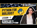 Python for Biologist Lesson 1 Introduction to Programming Python