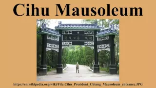 Cihu Mausoleum