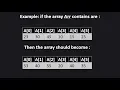 1D Array Problem 2 CBSE Class 12 Computer Science