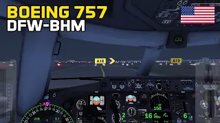 Download Cockpit Boeing 757 Dallas to Birmingham | Airline Commander MP3