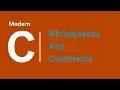 Whitespaces and Comments